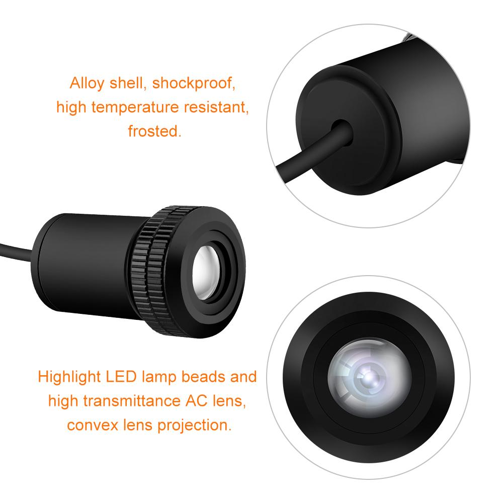 AABHG1 4th Laser Projectors For Chevrolet Logo Light 2pcs Door Shadow Light For Chevrolet Trax Spark Cruze Malibu Aveo Sonic Epica