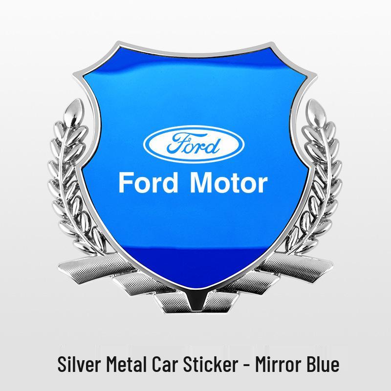 Предназначено для Ford Mondeo, Focus, Edge и Escort: Боковые эмблемы «Колос пшеницы» и металлические акценты кузова.