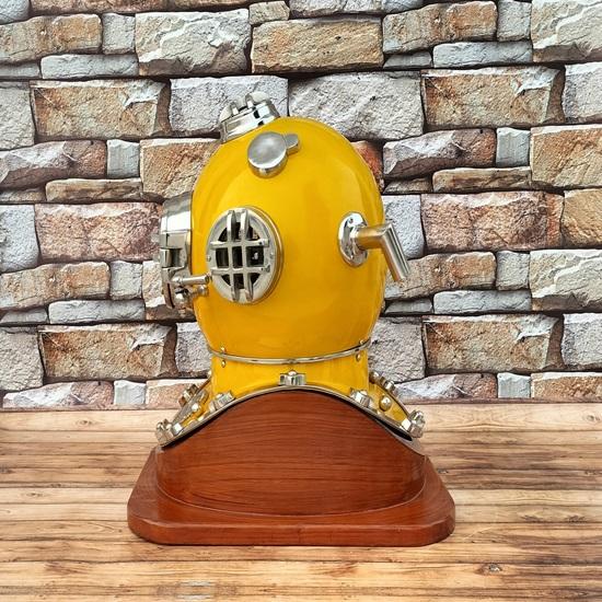 Шлем для дайвинга Mark V ВМС США Шлем для подводного плавания с аквалангом Желтый шлем для дайверов ВМС США