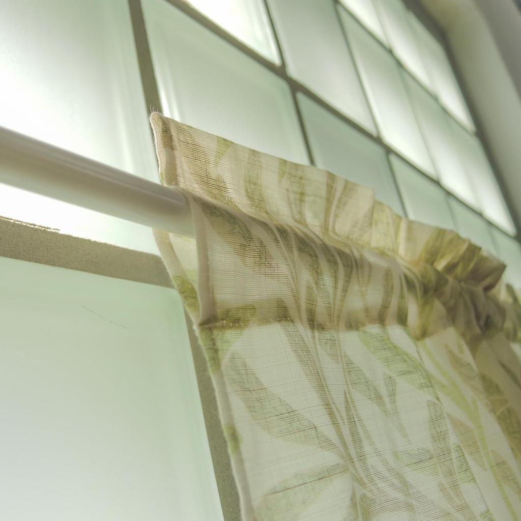 Норен в стиле Morris Design Studio, Прозрачный ивовый, Зеленый, 145 x 150 см, Огнестойкий, EJ1724, от Kawashima Selkon Textiles