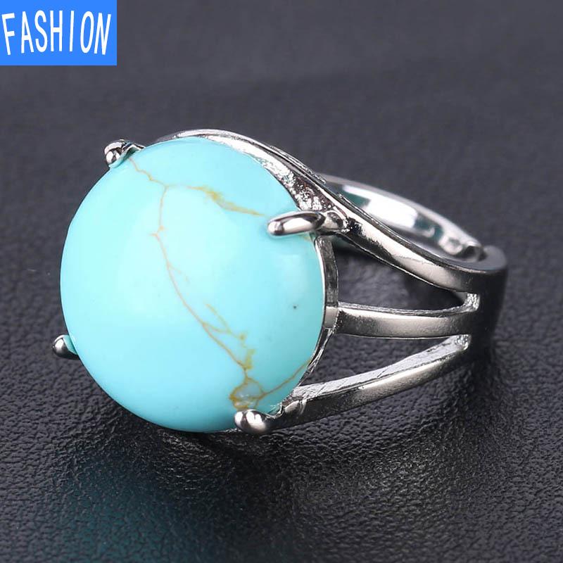 Кольцо с натуральным кристаллом, коготь, натуральный кристалл, выдолбленный, выпуклый, круглый, драгоценный камень, вечеринка