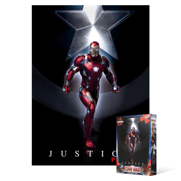 Пазл из 500 деталей - Marvel Avengers Civil War Iron Man, популярная корейская головоломка