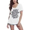Women's V-Neck T-Shirt Create Your Own Path - Motivational Slogan Tee