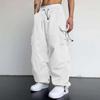 Streetwear Summer Cargo Pants Men Multi-pocket Harajuku Fashion Casual Men's Jogger Pants Wide Leg Loose Hip Pop Pants
