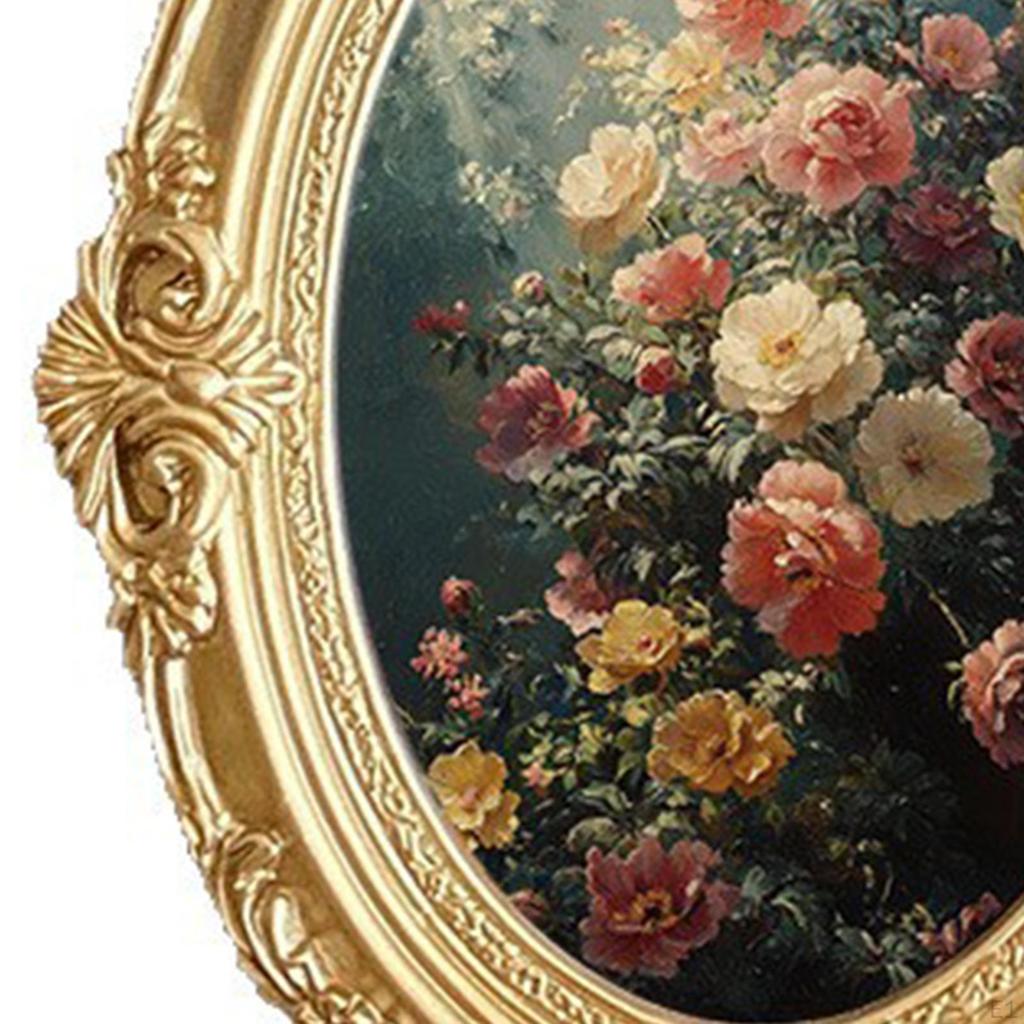 Винтажная фоторамка с тиснением, барочное европейское настенное украшение, дисплей для фотографий для