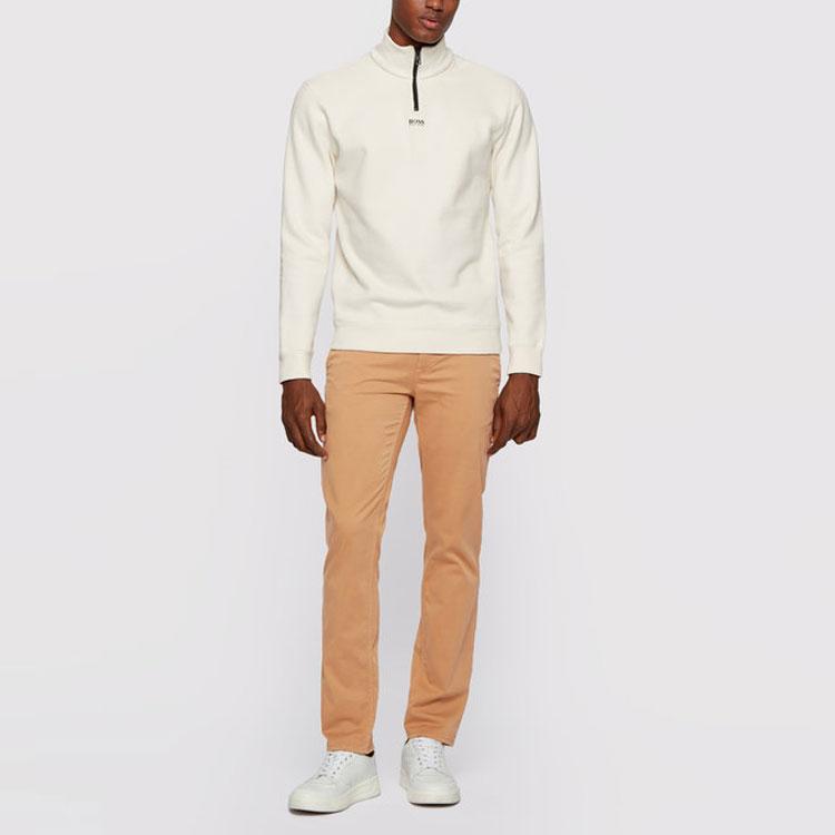 HUGO BOSS Casual Pants Men's Moderate Straight Fit Pants 50379152-261