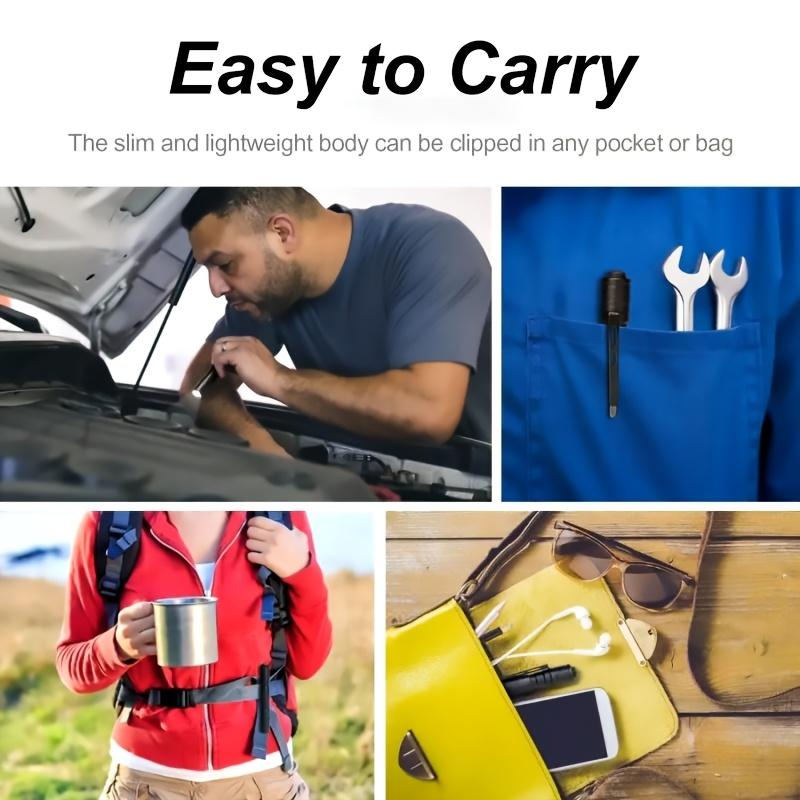 10 шт. Мини Портативный Светодиодный Фонарик-Ручка Супер Яркий Мастер Держит Фонарик Карманный Фонарик Кемпинг На Открытом Воздухе Аварийные Ситуации