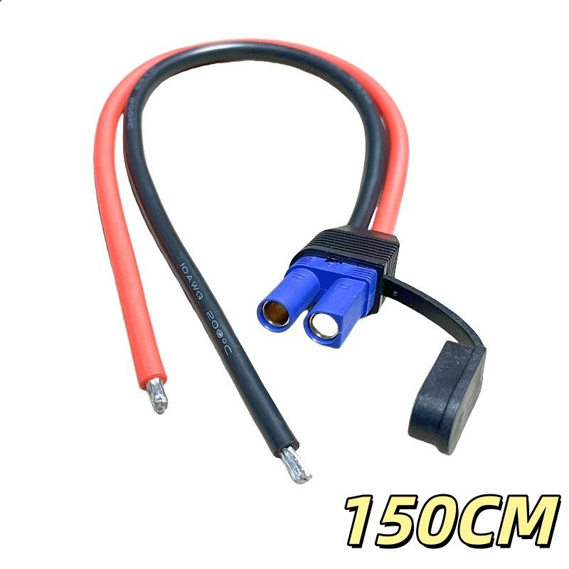 100 Вт Ec5 Провода для аварийного запуска мотоцикла Высокомощный 10AWG Силиконовая линия Ec5 Штекер папа/мама к кабелю подключения с клеммой типа O