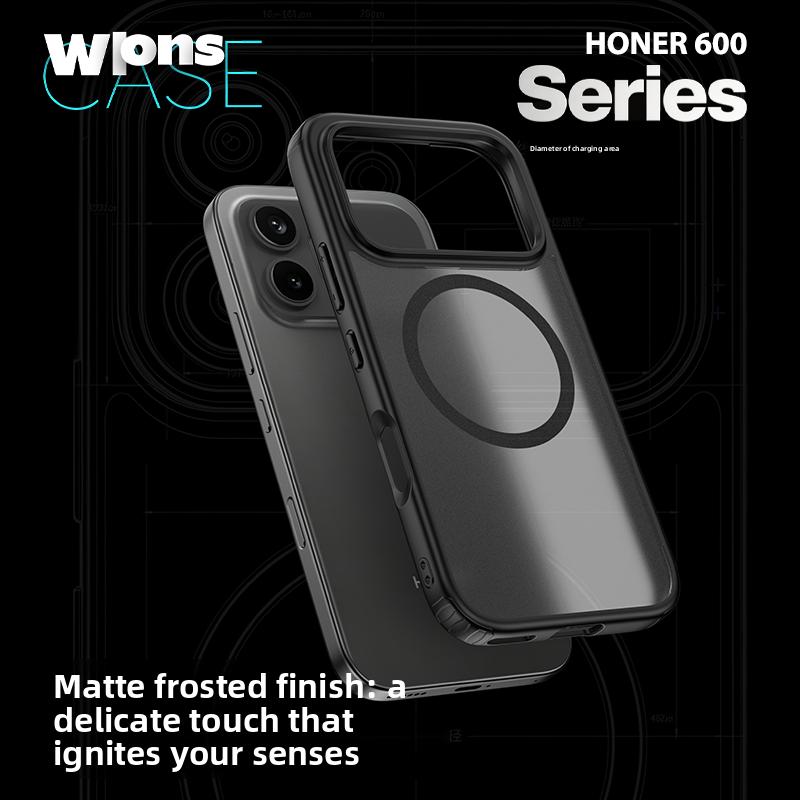 Для Huawei Honor 600 Pro Чехол Жесткий ПК Матовый Прозрачный Магнитный MagSafe Защитная Задняя Крышка Чехол Для Honor 600 600Pro Корпус