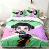 Kpop demon hunters 3pc set Perfect for bedroom use Comfortable bedding set includes a duvet cover and two pillowcases Ideal birthday or Christmas gift