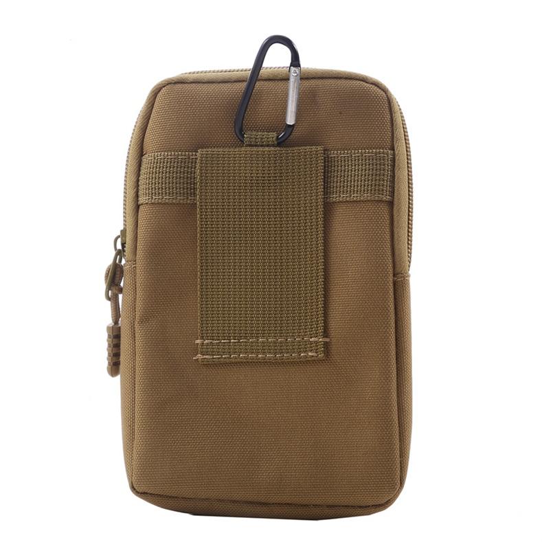 Vertical Single/Double-Layer Mountaineering Buckle Waterproof Belt Waist Bag Outdoor Running Mobile Phone Bag For Men