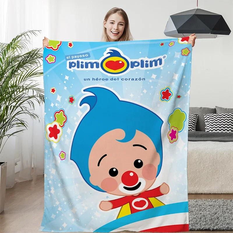 Warm Winter Blankets P-Plim P-Plims Knee Bed Fleece Custom Nap Camping Fluffy Soft Blankets Decorative Sofa Microfiber Bedding