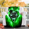 Borussia Mönchengladbach LOGO printed throw blanket—lightweight,soft,warm;versatile blanket for all seasons—perfect as &air-conditioning throw,nap bla