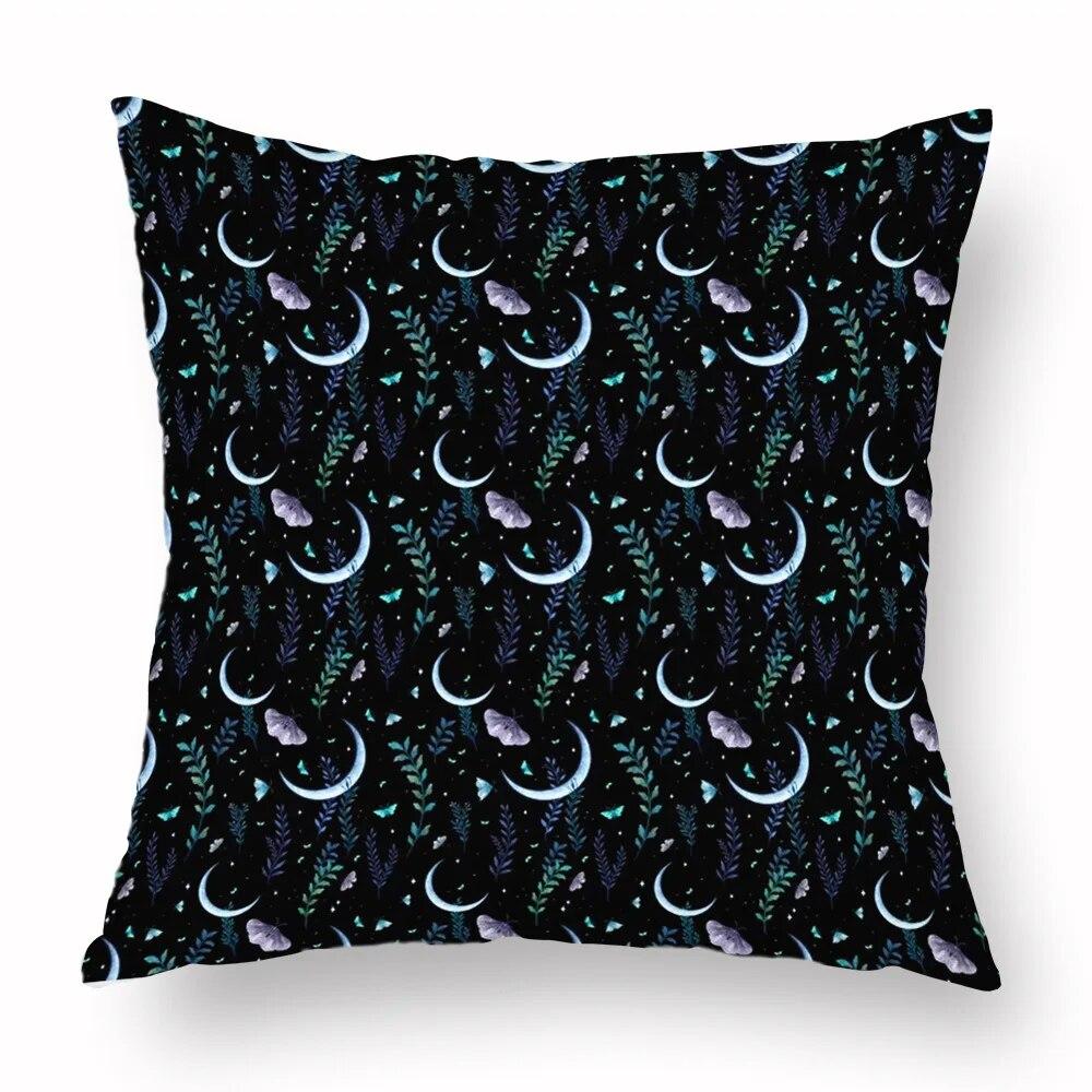 Magic Psychedelic Moon Print Pattern Sofa Cushion Cover Pillowcase Home Party Car Bedding
