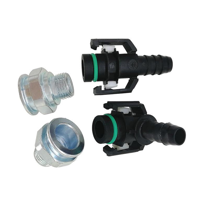 high quality 16-12*1.5 plastic fuel line quick connector for shaanqi delong EFI car for big truck for heavy truck 1 set