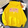 Miami Beach, Florida, USA. Men's Street Hoodie. Street Fashion Trend - Cool and Stylish.