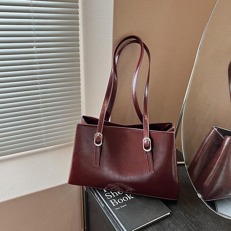 Сумка большой вместимости женская новая летняя универсальная на плечо, подмышку, ретро, для поездок на работу, сумка-тоут