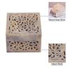 10,16 см Мраморный мыльный камень Шкатулка для ювелирных изделий Органайзер для хранения безделушек Коробка для украшений Подарочный держатель с традиционным дизайном
