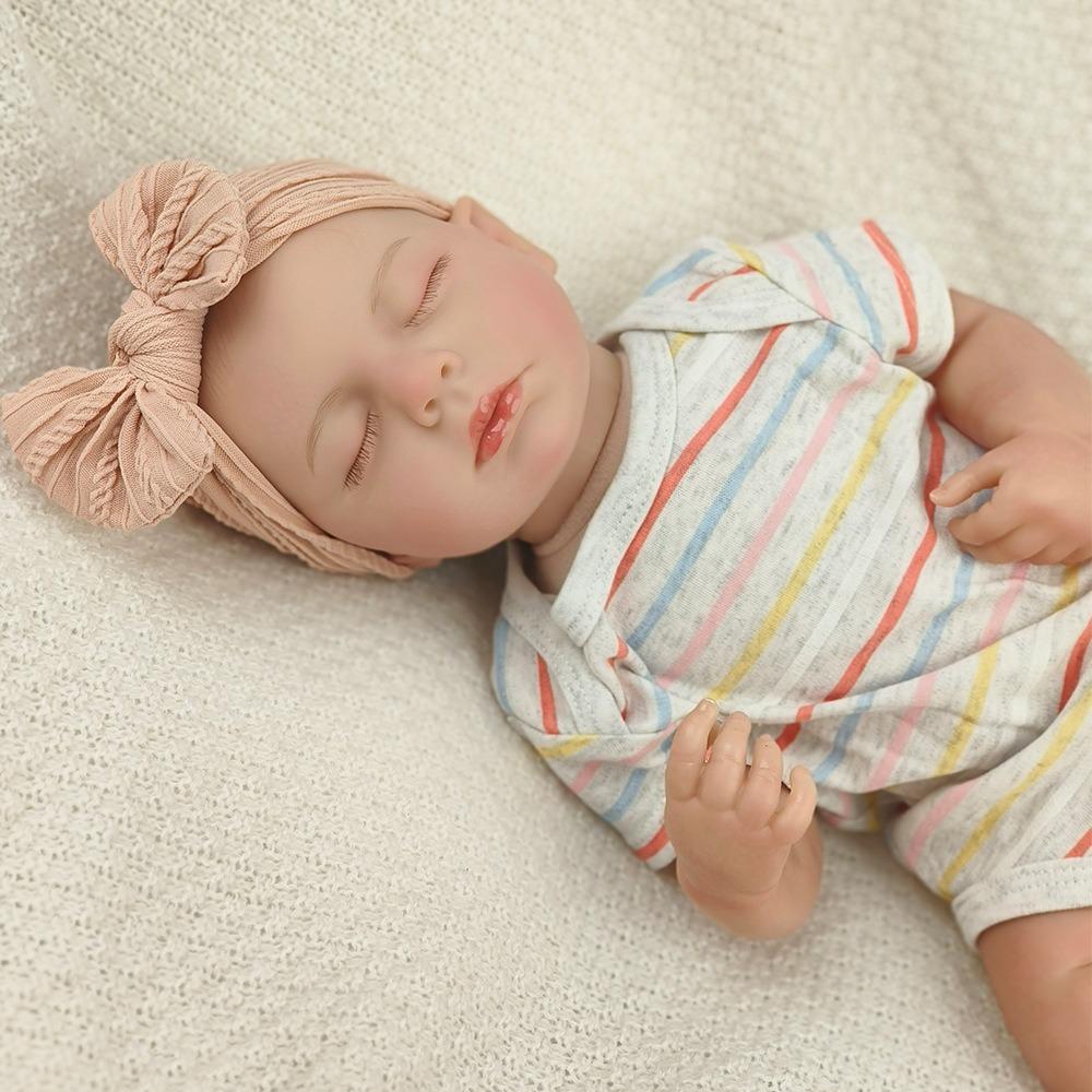 Очень похоже на 46 см кукол-реборн с мягким тканевым телом LOULOU, реалистичную спящую куколку-младенца с расписанными вручную волосами, куколку-новорожденного для детей от 3 лет
