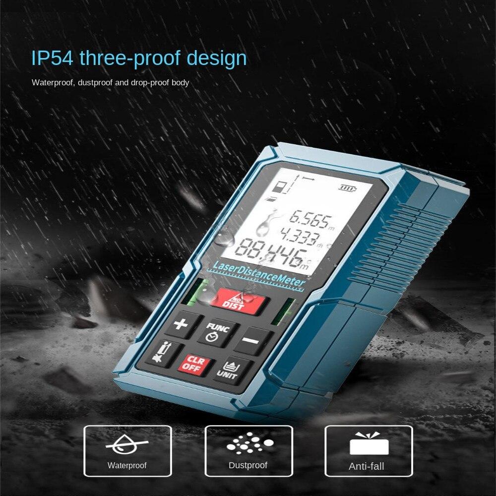 Лазерный дальномер, высокоточная портативная инфракрасная измерительная линейка, прибор для измерения расстояний, электронная линейка Artifact для измерительной комнаты