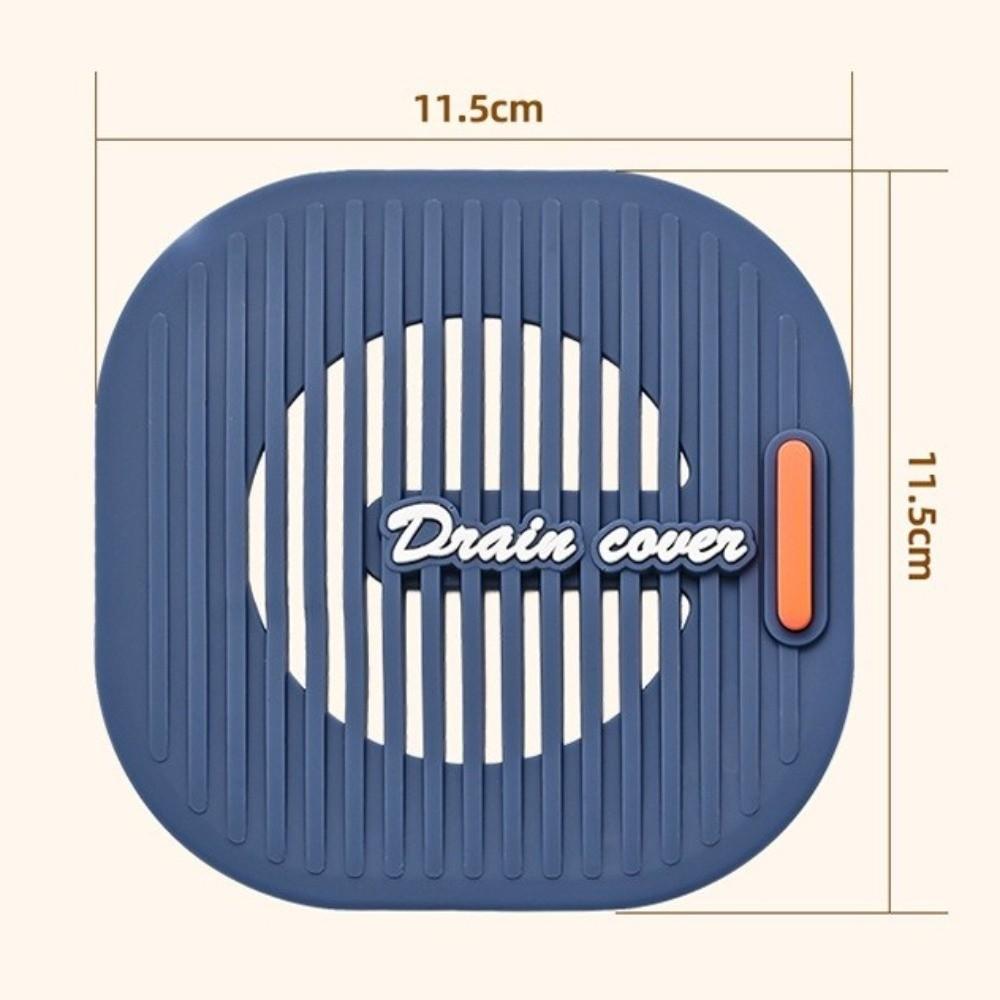 Silicone Sewer Floor Drain Cover Reusable Thickened Floor Drain Sticker Drainage Anti-blocking Shower Drain Cover