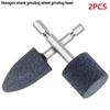 Grinding Head Hexagonal Shank Portable Sharpening Head Tool