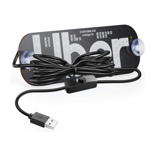 Светодиодный автомобильный световой знак, украшение с присоской, супер яркий Plug-Play, простая установка, световая доска, вывеска, автомобильные аксессуары