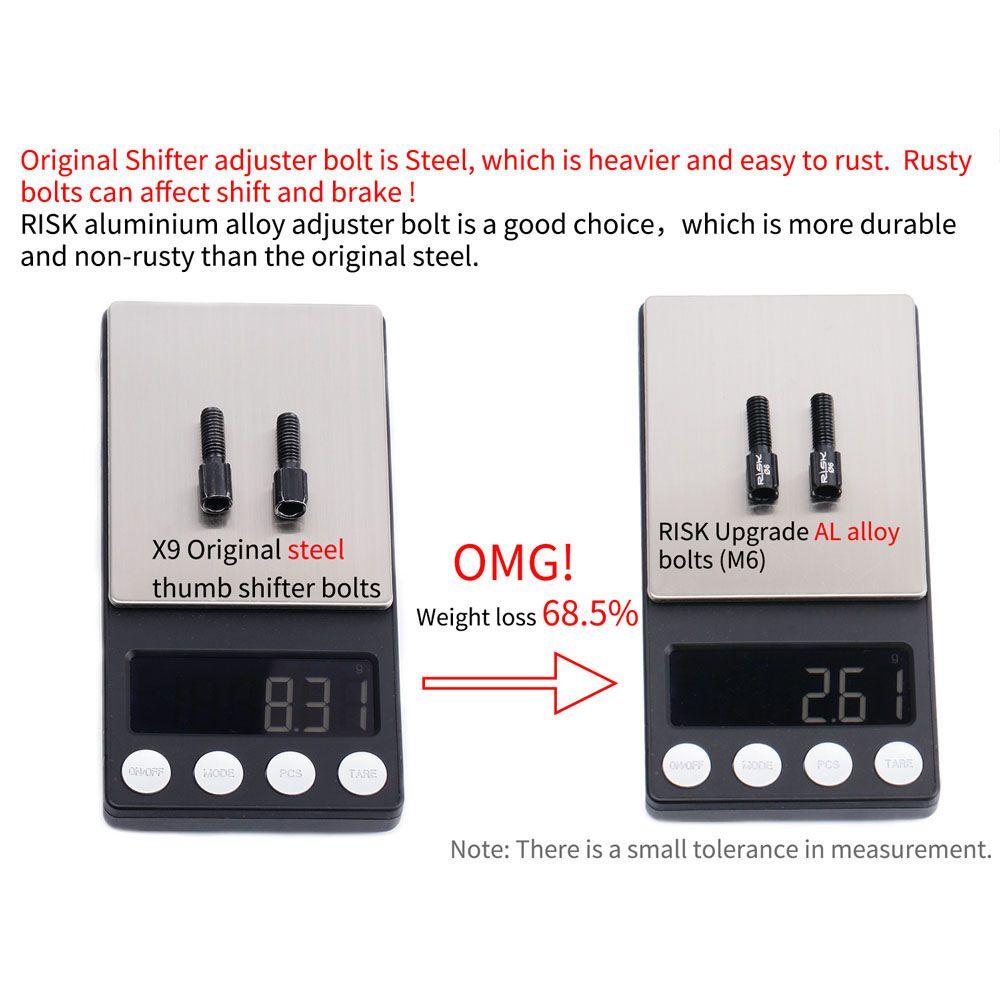 MTB Road Bike Rear Derailleur Bicycle Thumb Shifter Adjuster Screw Bolts Bicycle Parts Cycling