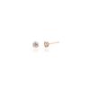 Bacio Baci 14K Round Petite Earrings Pink Gold DG17FE0329