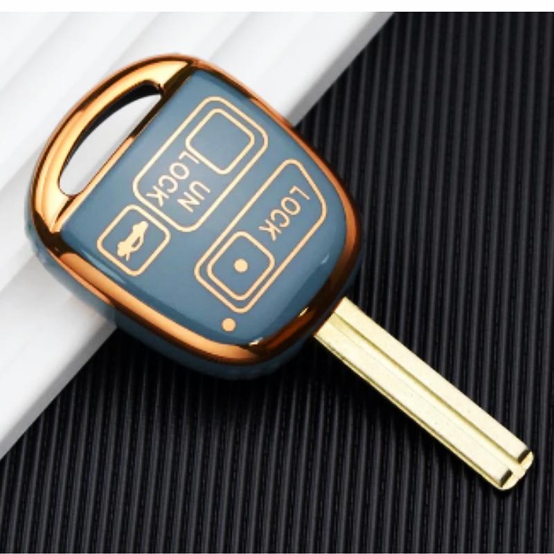 2/3 Buttons TPU Car Key Case Cover Fob For Toyota FJ Cruiser Land 2008-2014 Yaris Echo For Lexus ES GS LS IS RX SC LX RX400h