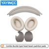 Replacement Snap on Headbeam cushion/Protein skin memory sponge ear pad For Sony WH-1000XM4 Headset repair parts Easy to install