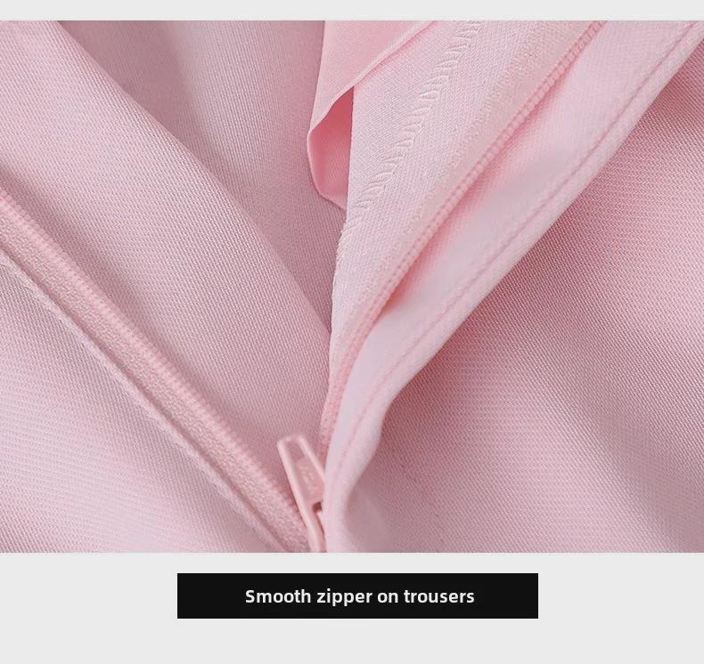 European & American Fashion Slim Suit Jacket with Metal Lion Head Buckle