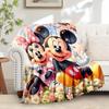 1pc Flannel Minnie Mouse and Mickey Mouse Bedding Throw Blanket Sofa Cover Gift Home Decoration,
