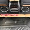 2 для VW Tiguan X RLINE Allspace MK2 2 II 2017 - 2022 Под сиденьем воздуховод выходного отверстия вентиляционной решетки 2018 2019 2020 2021