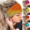 Women's Printed Headband Sports Hair With A Wide Edge Yoga Headband Soft Hair Band Headdress Bundle Hair Band