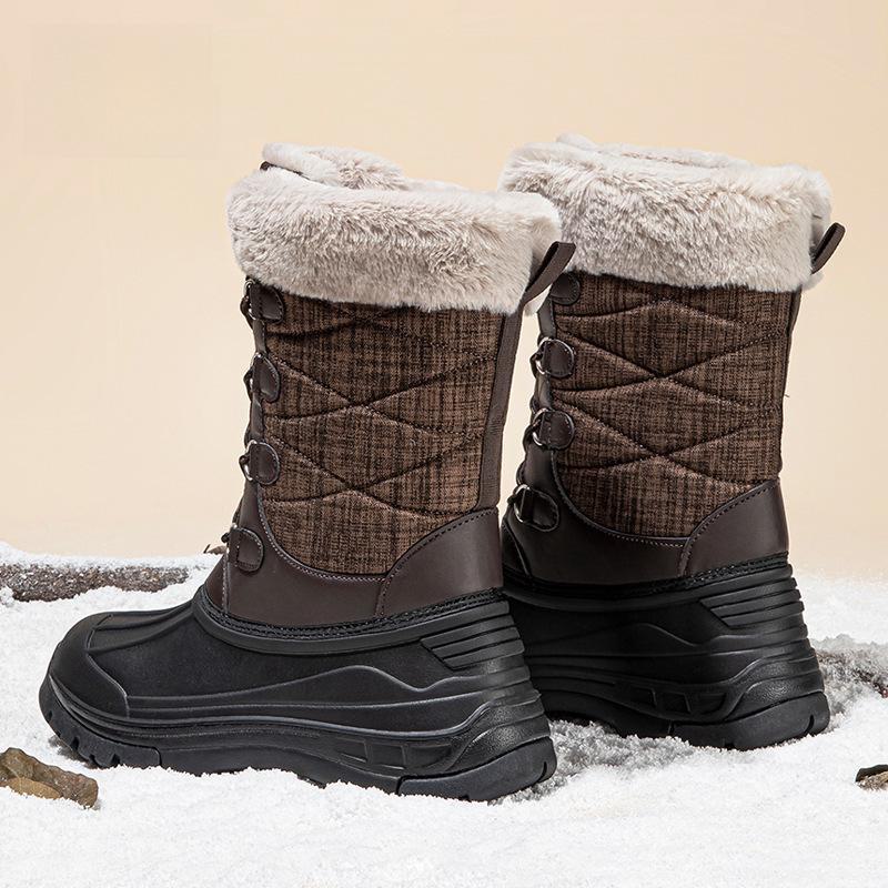 Мужские зимние ботинки Habibear для сноуборда — мягкие, теплые, с большой головой