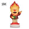 Glowing Christmas Lawn Figures LED Lighted Blow Molded Decoration, Retro Cartoon Character Holiday Porch Display Figure for Outdoor Yard, Lawn, Porch,