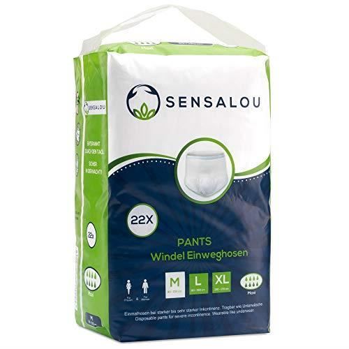 Culotte d'incontinence - Sensalou - Taille M - 22 pièces - Absorbante - Mixte - Urinaire