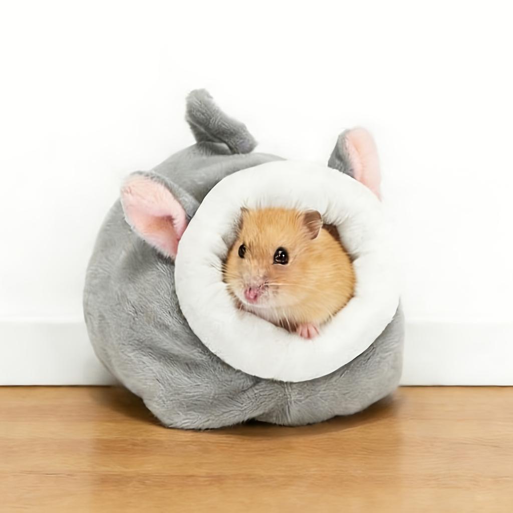 1 шт. Гнездо для хомяка, сахарного поссума, теплая хижина, хлопковое гнездо для мелких животных, универсальный домик, хлопковое гнездо для питомца, случайный цвет