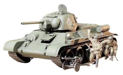Tamiya 1/35 Военная миниатюра Серия Нет. 149 Советский армейский танк Т-34/76 Модель 1943 года Челябинск Пластиковая модель 35149