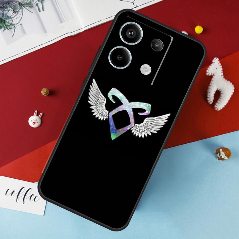 Чехол Shadowhunters с ангельской руной для Xiaomi Redmi Note 12 11 10 9 8 13 Pro Plus 12S 11S 10S 9S 10A 9C 10C 12C 13C