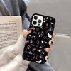 Черный Кот Мультяшный Милый Чехол Для Телефона Для iPhone 17 Air 16 15 14 plus 11 12 13 Pro Max coque Чехол Оболочка