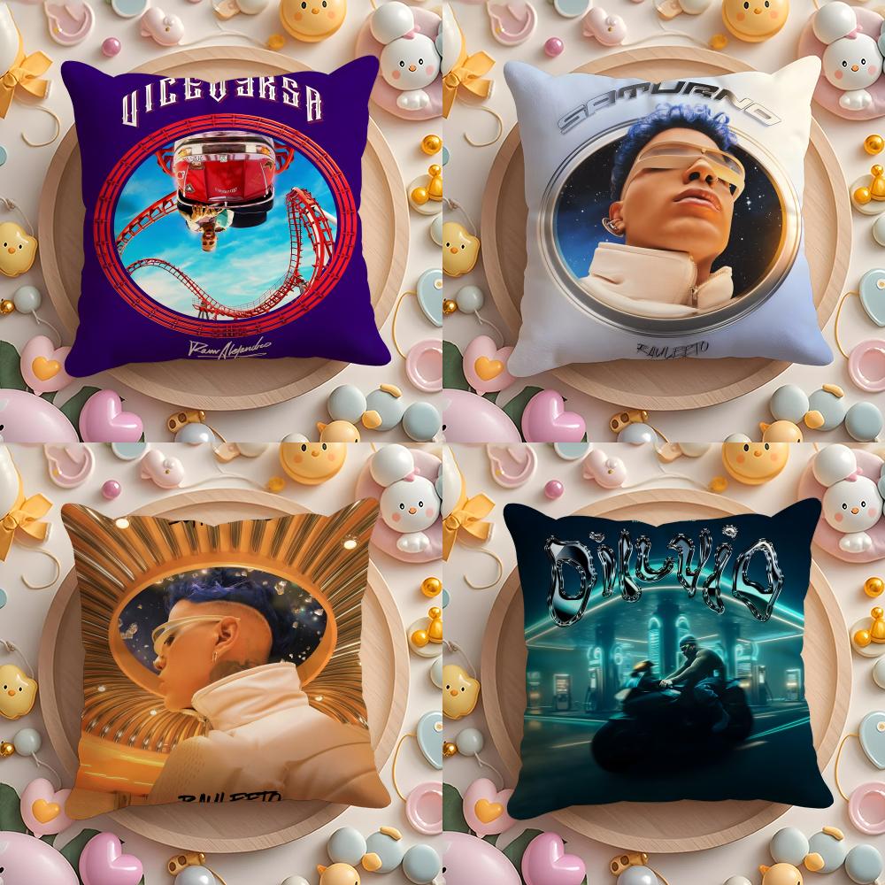 R-Rauw Alejandro singer-songwriter Cushion Cover Home & Car Multi-Scene Pillow Cover - Reversible, Soft & Durable for Daily Use