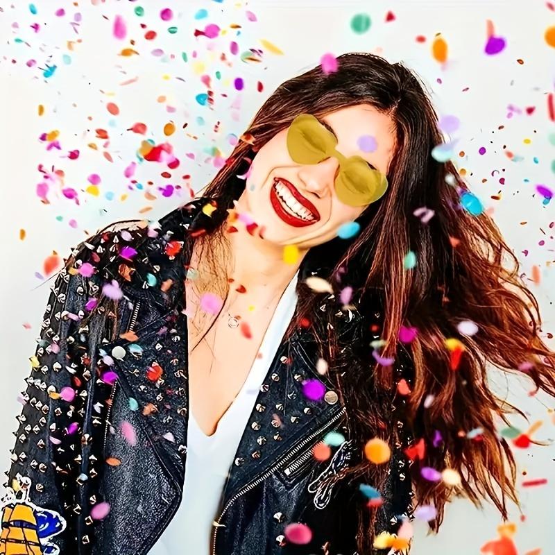 Защитные очки 15 шт. Солнцезащитные очки без оправы в форме сердца Женские милые кошачий глаз Конфетного цвета Цельные очки Солнцезащитные очки Вечеринка UV400