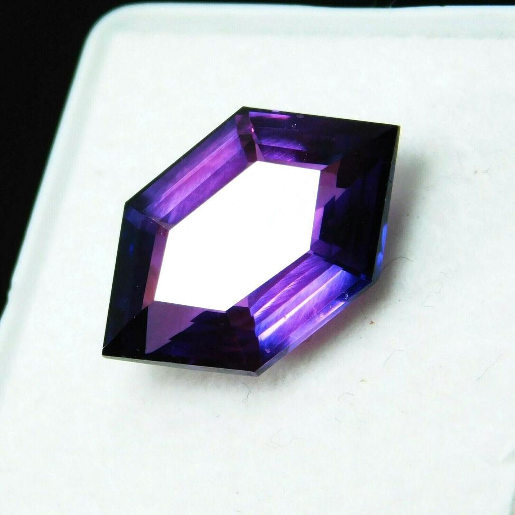 Natural Purple Tanzanite Loose Gemstone 7.00 ct Fancy Cut for Jewelry Making and Gem Collections