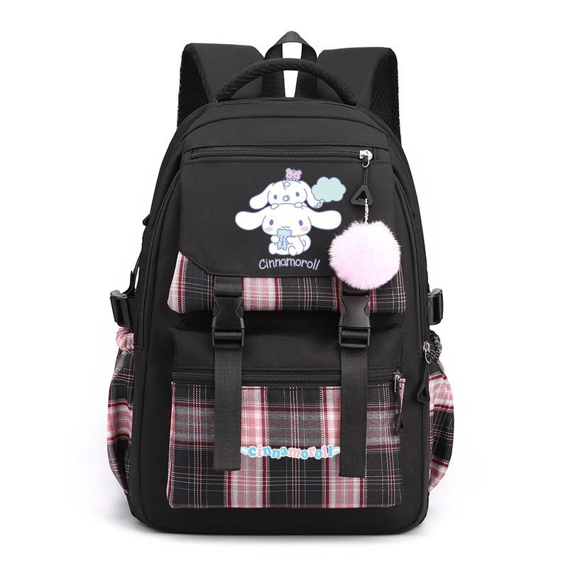 Japanese Anime Style Youth Backpack Students - Large Capacity School Bag With Laptop Sleeve Zippered Pockets