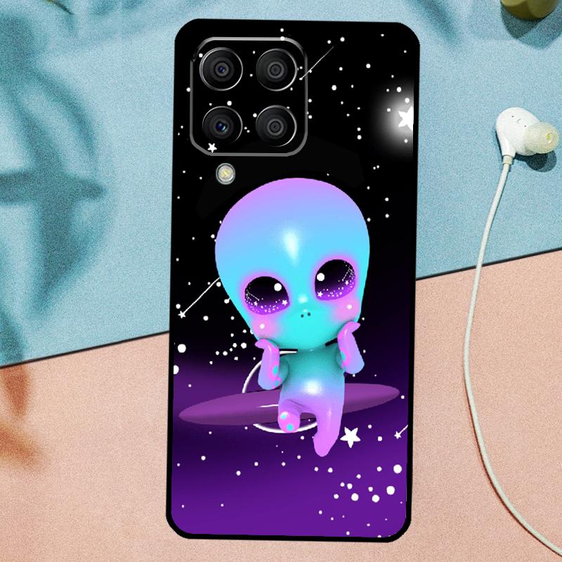 Эстетичный Милый Мультяшный Инопланетянин Для Samsung Galaxy M14 M34 M54 M20 M06 M16 M12 M13 M15 M35 M55 M33 M53 M21 M31 M32 M52 Чехол