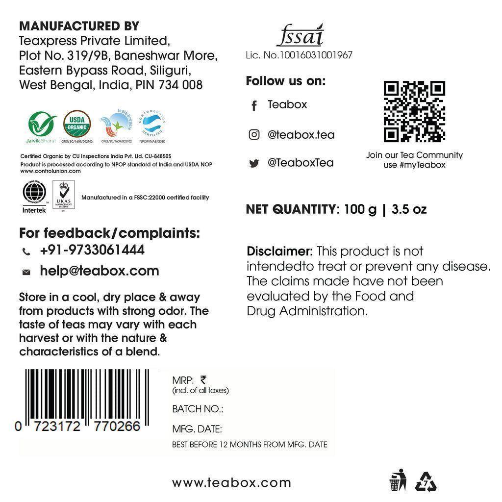 Чай для улучшения пищеварения (100 г), Be Light,  Teabox