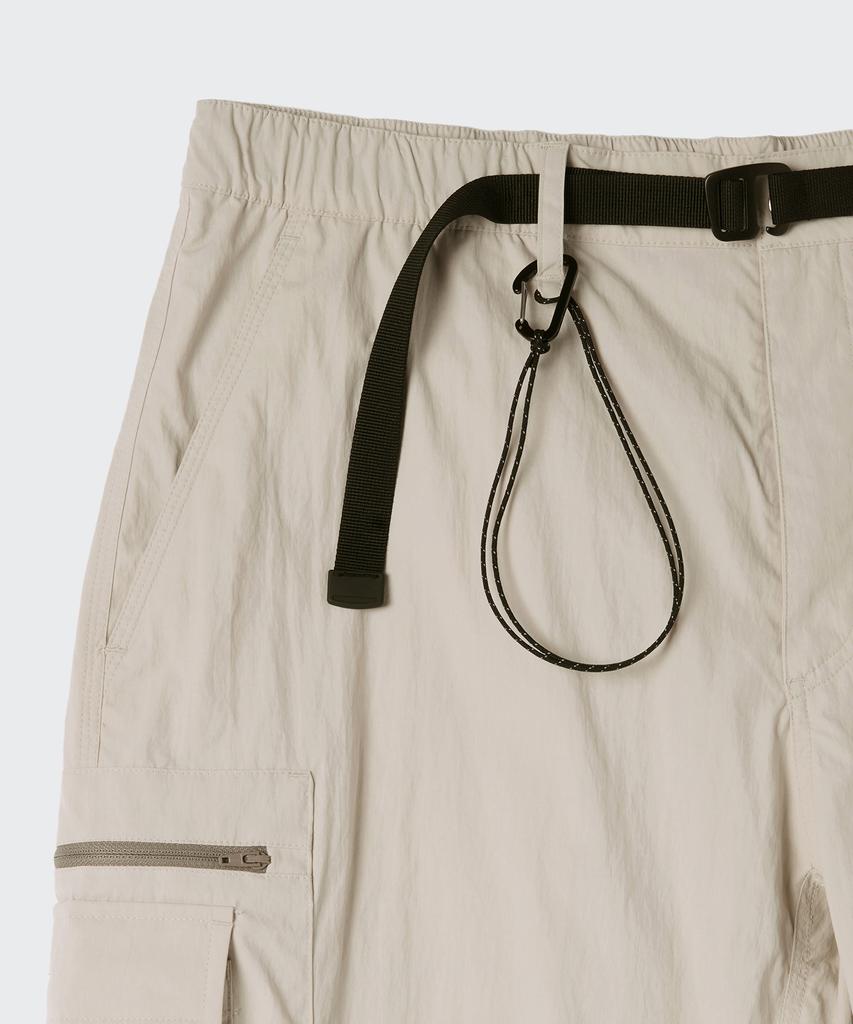 MUSINSA STANDARD [City Leisure] Wide Belted Detachable Cargo Pants [Dusty Cream]