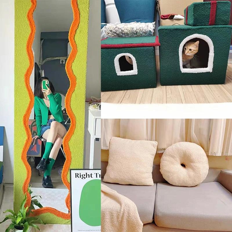 100x160 см флисовая ткань полиэстер осень зима маленький рулон плюшевая кашемировая ткань плюшевая ткань своими руками одежда ручная работа шитье